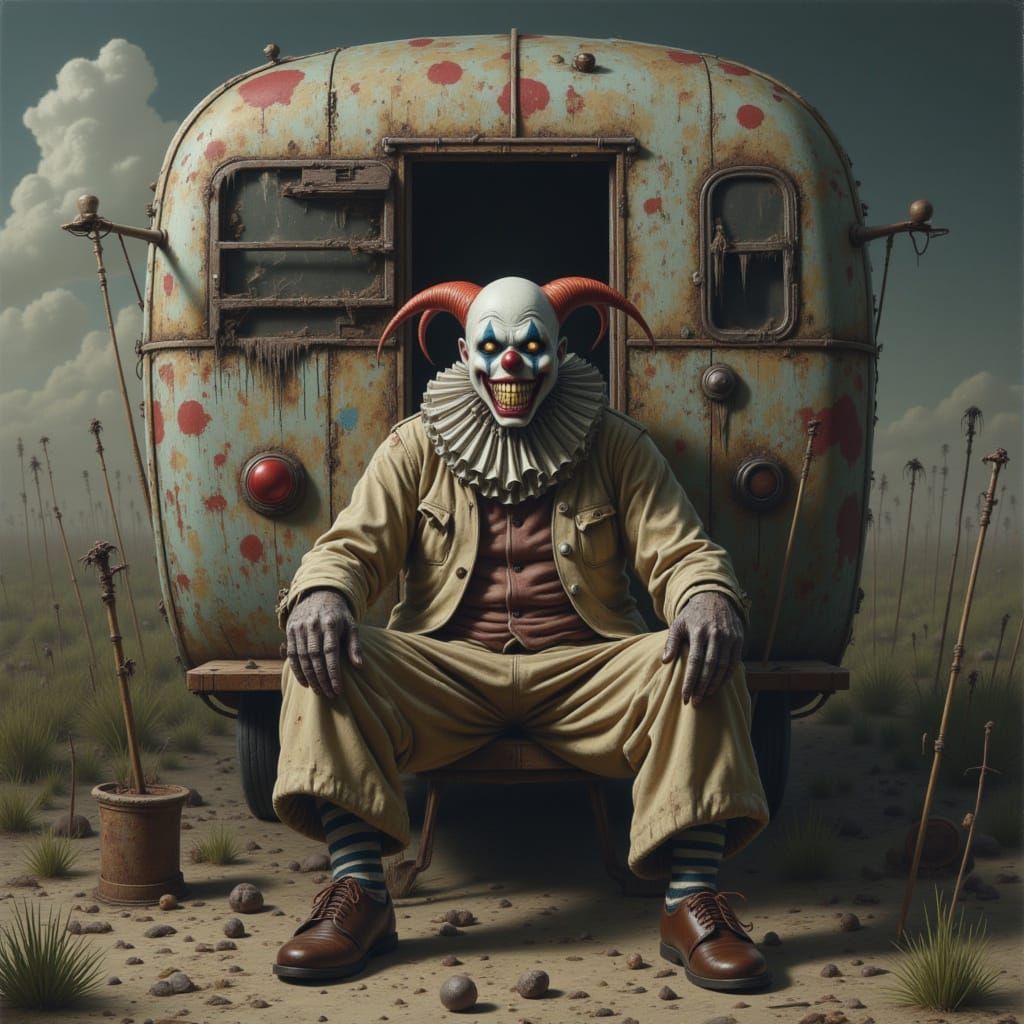 Sad Clown in Gritty Surrealist Trailer
