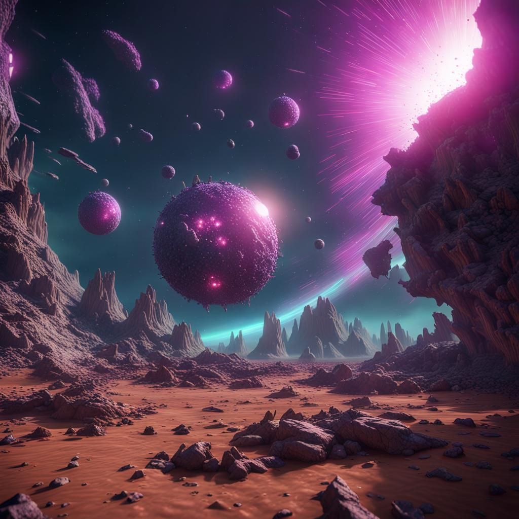 Gamma Ray Dark Matter Explosion on Alien Planet