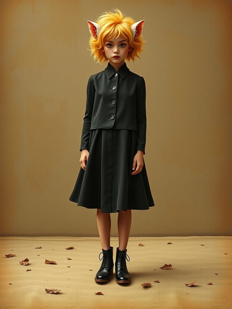 Dressed by Oskar Schlemmer Hair by Dr Seuss