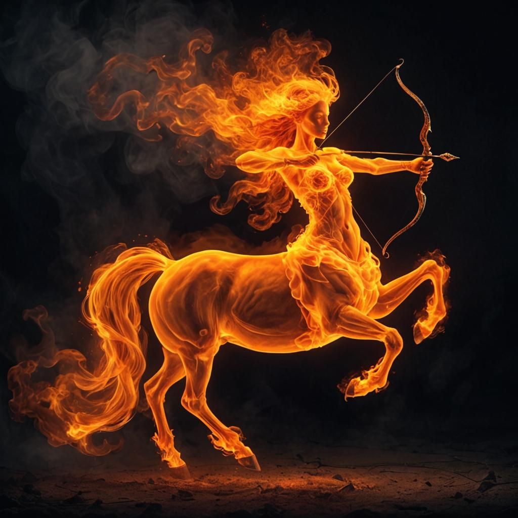 Flame centaur