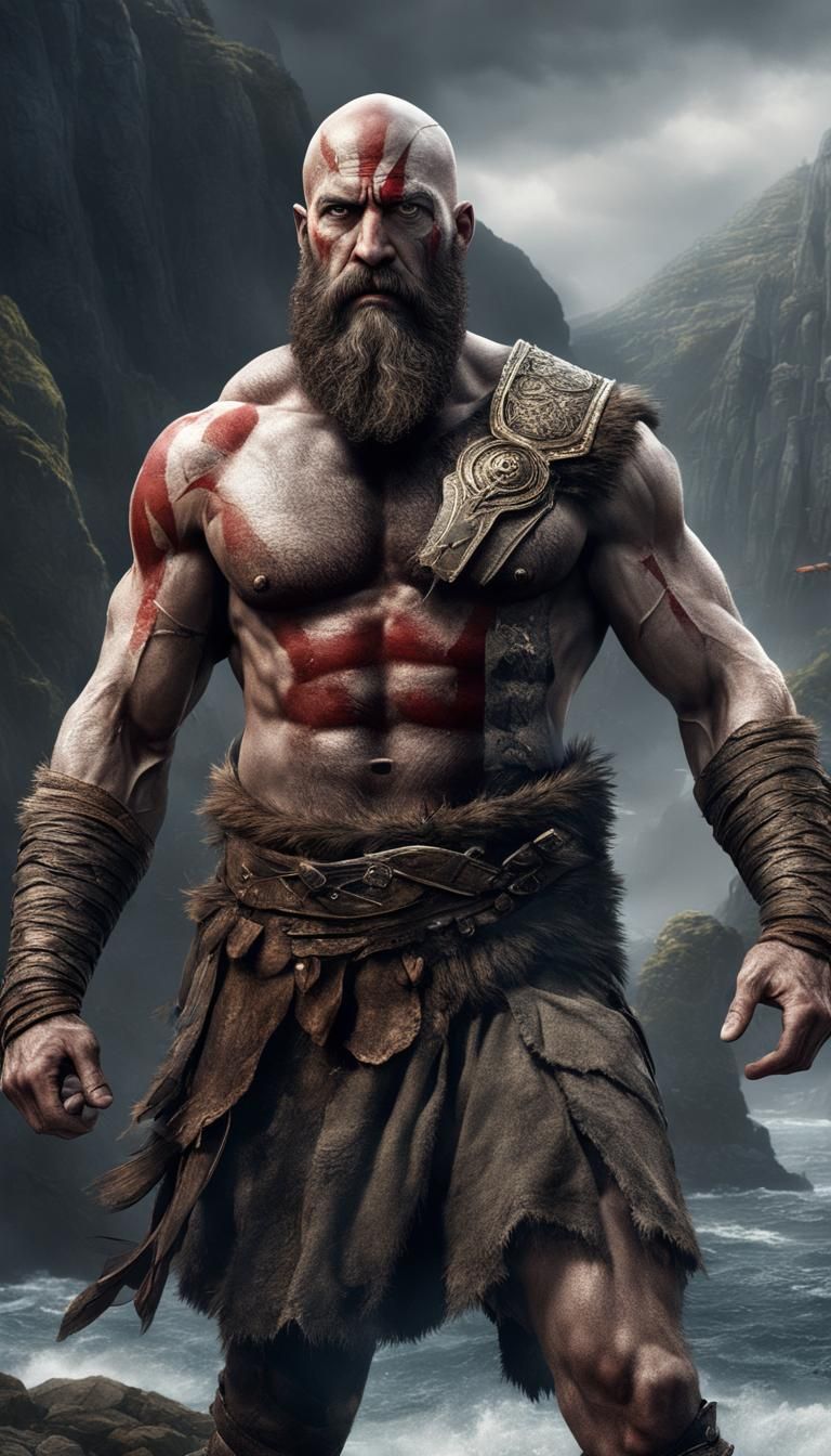 Kratos: God of War, Digital Matte Painting