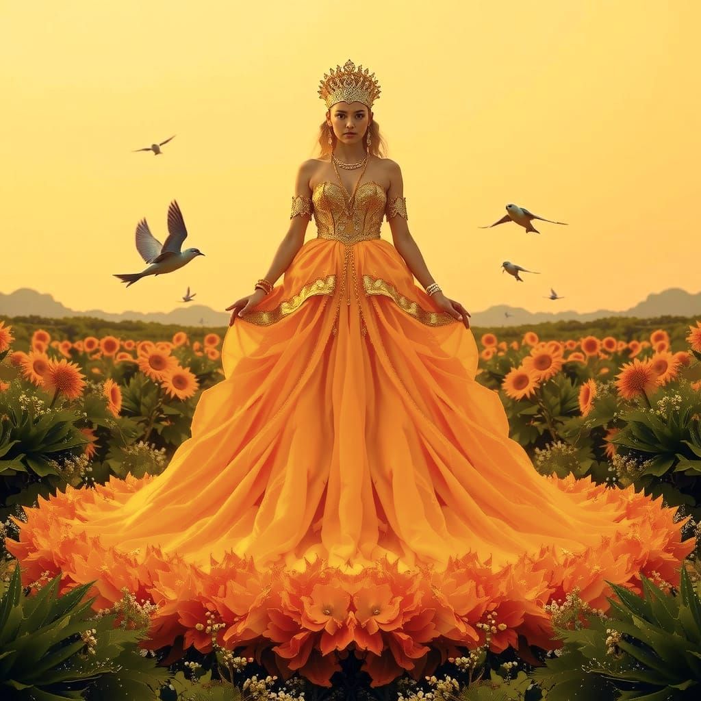 Hyperrealistic Cosmic Biology in Vivid Colors