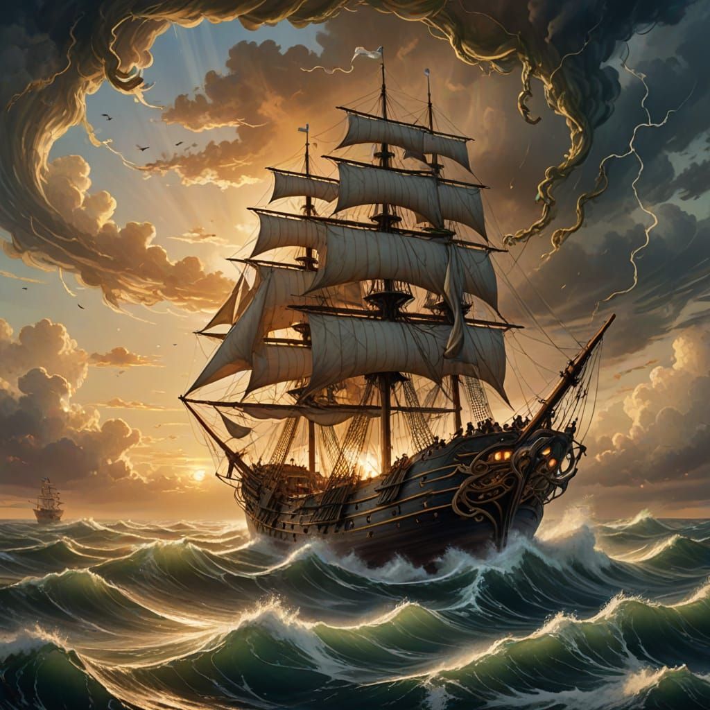 Twisted Nautical Beanstalk Reaches for the Sky