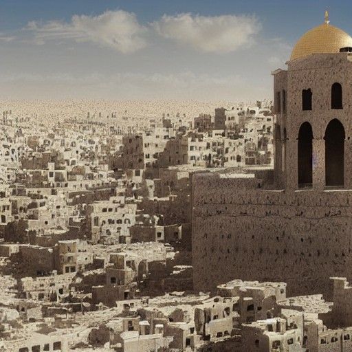 Detailed Matte Painting of Palestine