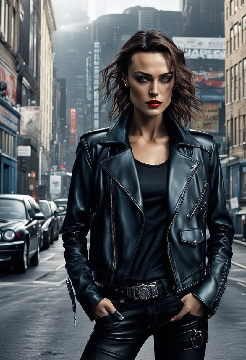 Cyberpunk Rockstar Model in London