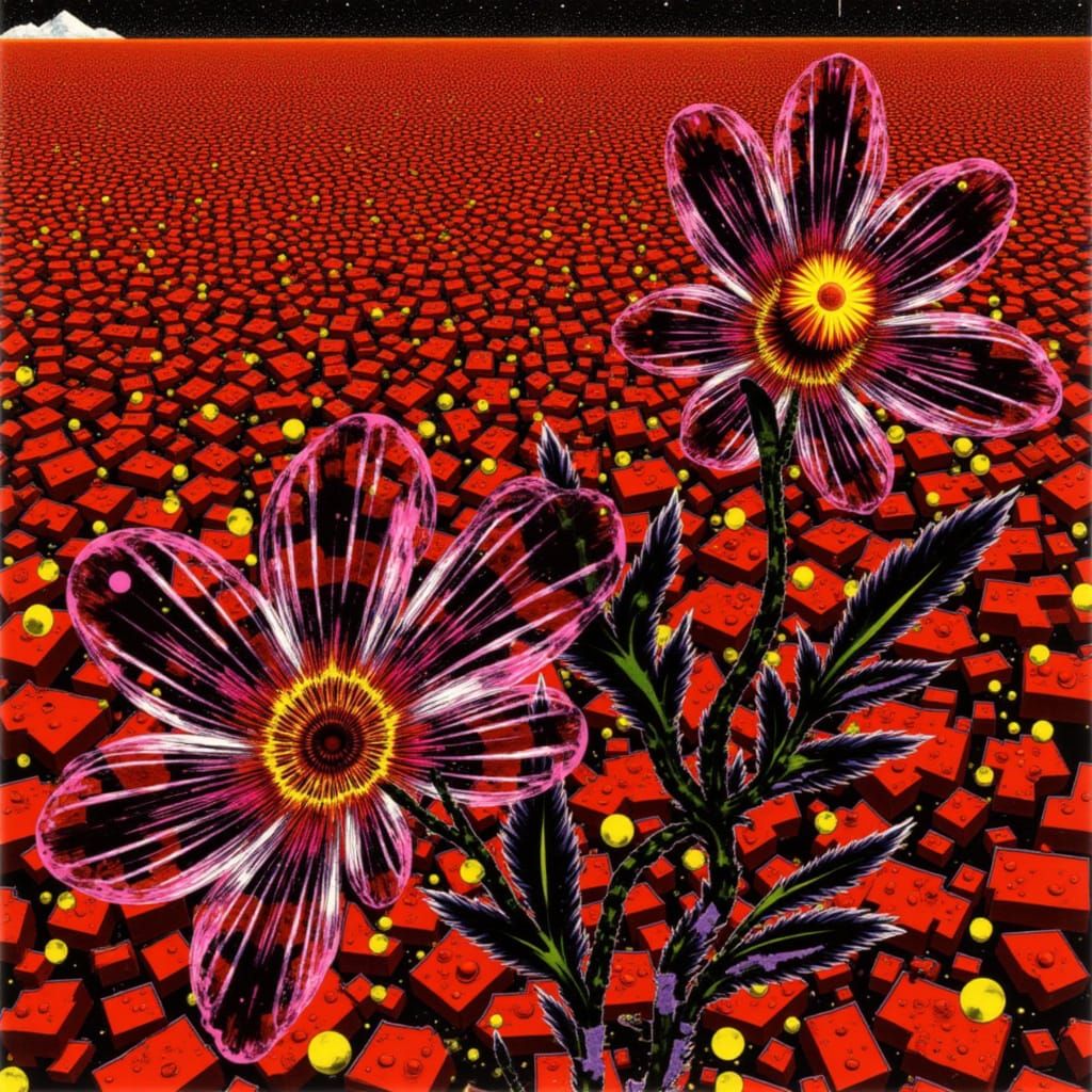 Flowers in the arid wastes