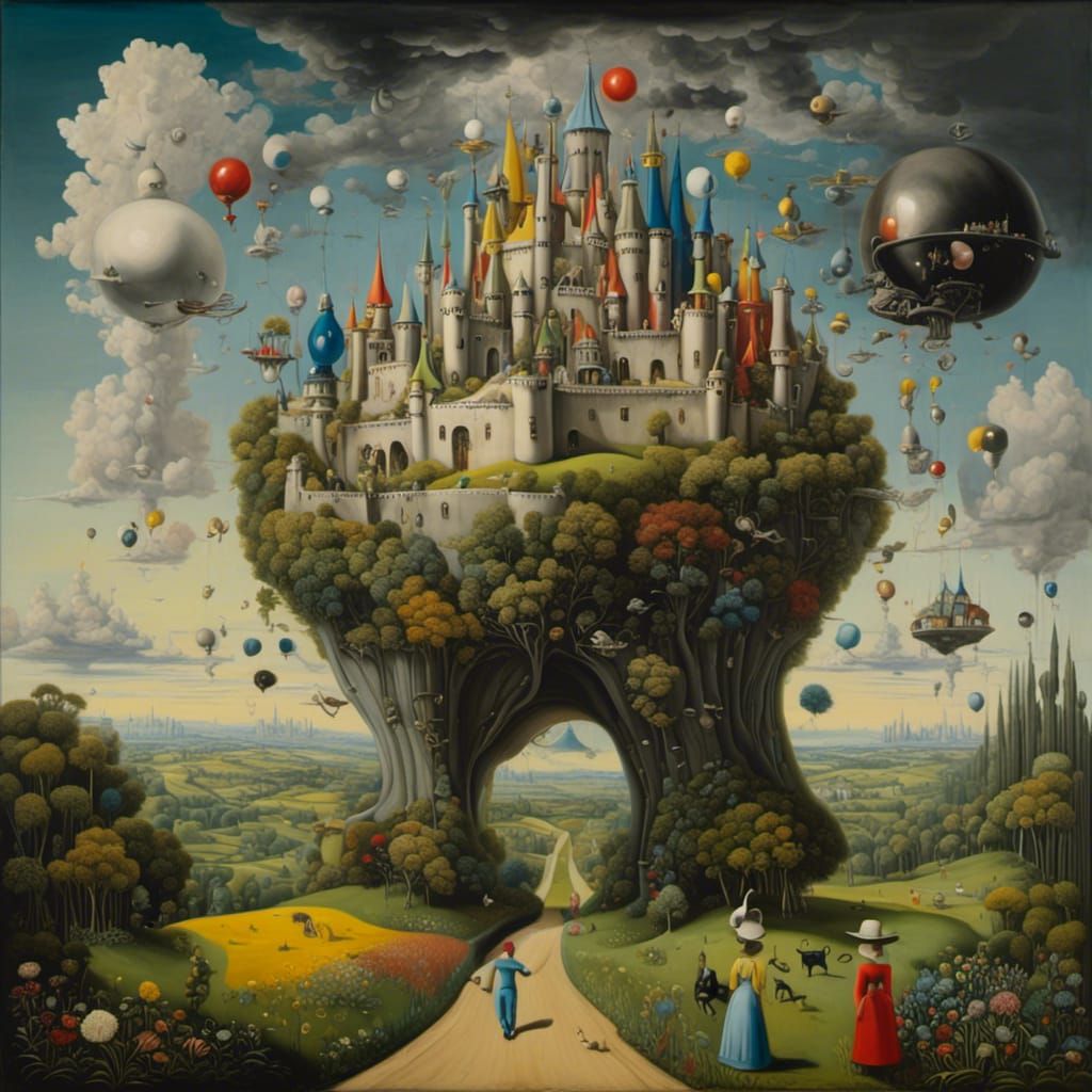 Surreal ideology of AI art