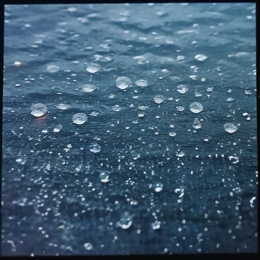 AI Image of Raindrops
