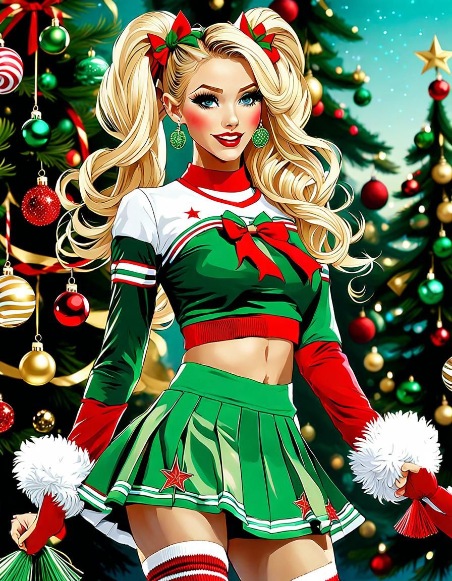 Christmas cheer squad