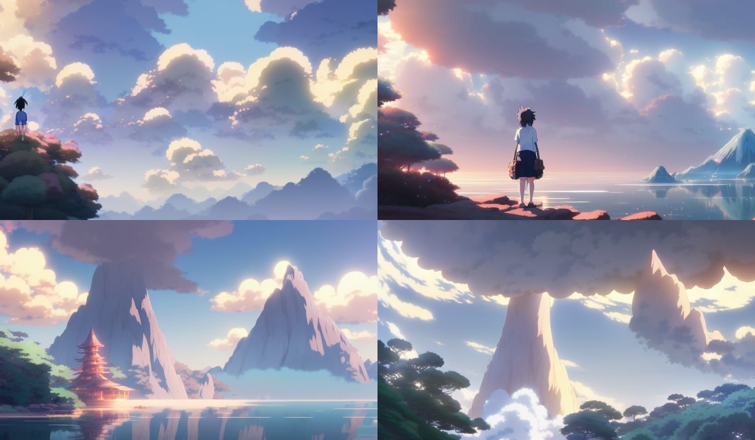 Studio Ghibli Anime Key Visual Concept Art