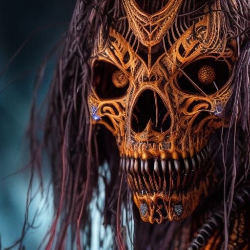 Creepy Samhain Figure in Ultra Resolution