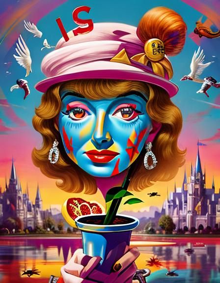 Barbara Stanwyck AI Portrait