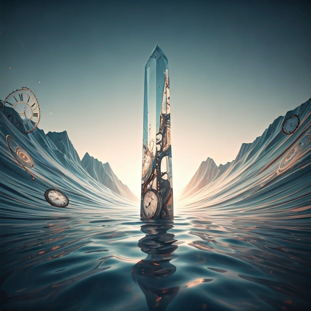 Ethereal Oasis Where Timeless Structure Meets Liquid Flow