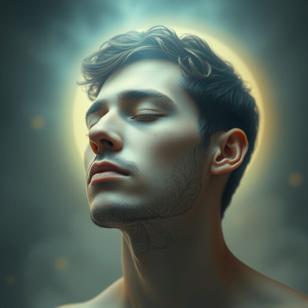 Serene Awakening in Ethereal Light