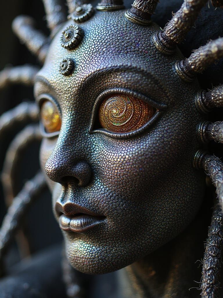 Bizarre Steamdeco Mask with Spider