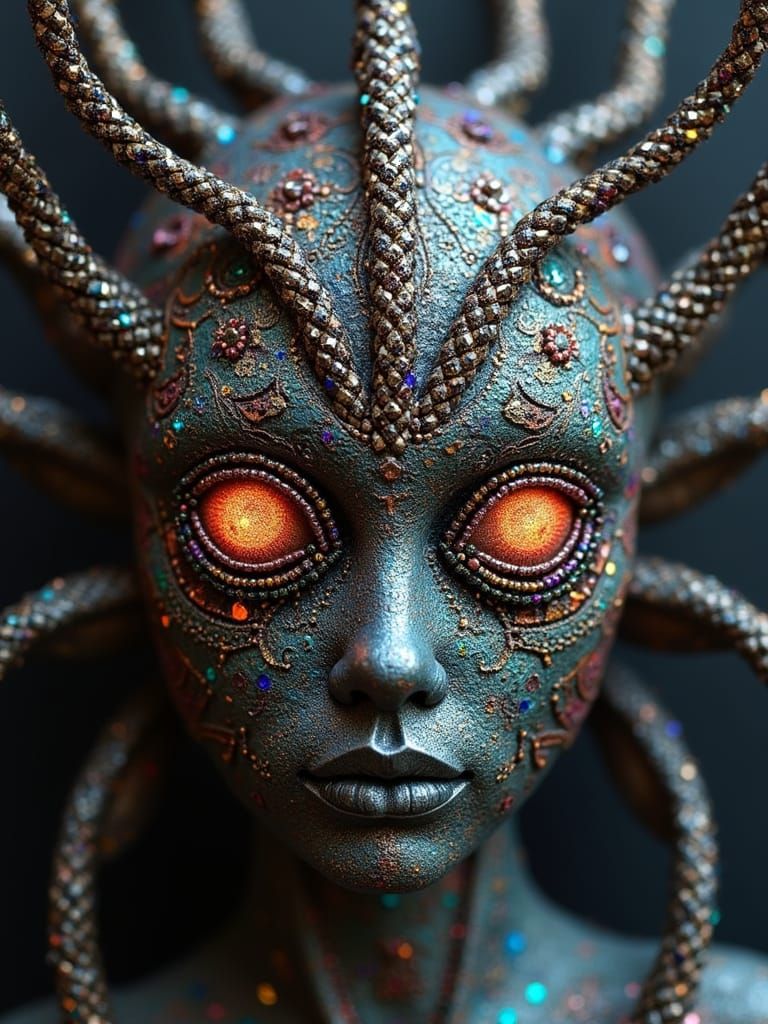 Bizarre Steamdeco Mask with Spider