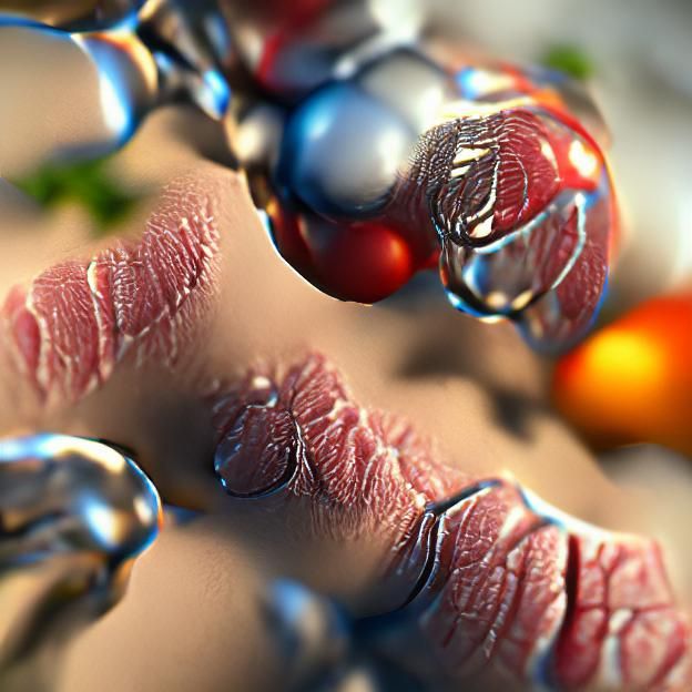 Detailed Macro Image of DNA in Unreal Engine