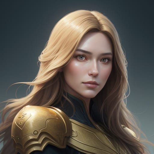 Concept Art Portrait: Hand Drawing a Woman's Face