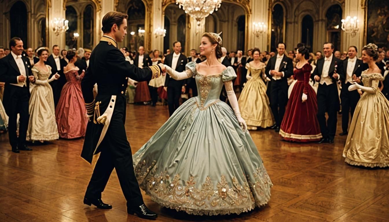 Prince and Princess Waltz at Vienna Ball