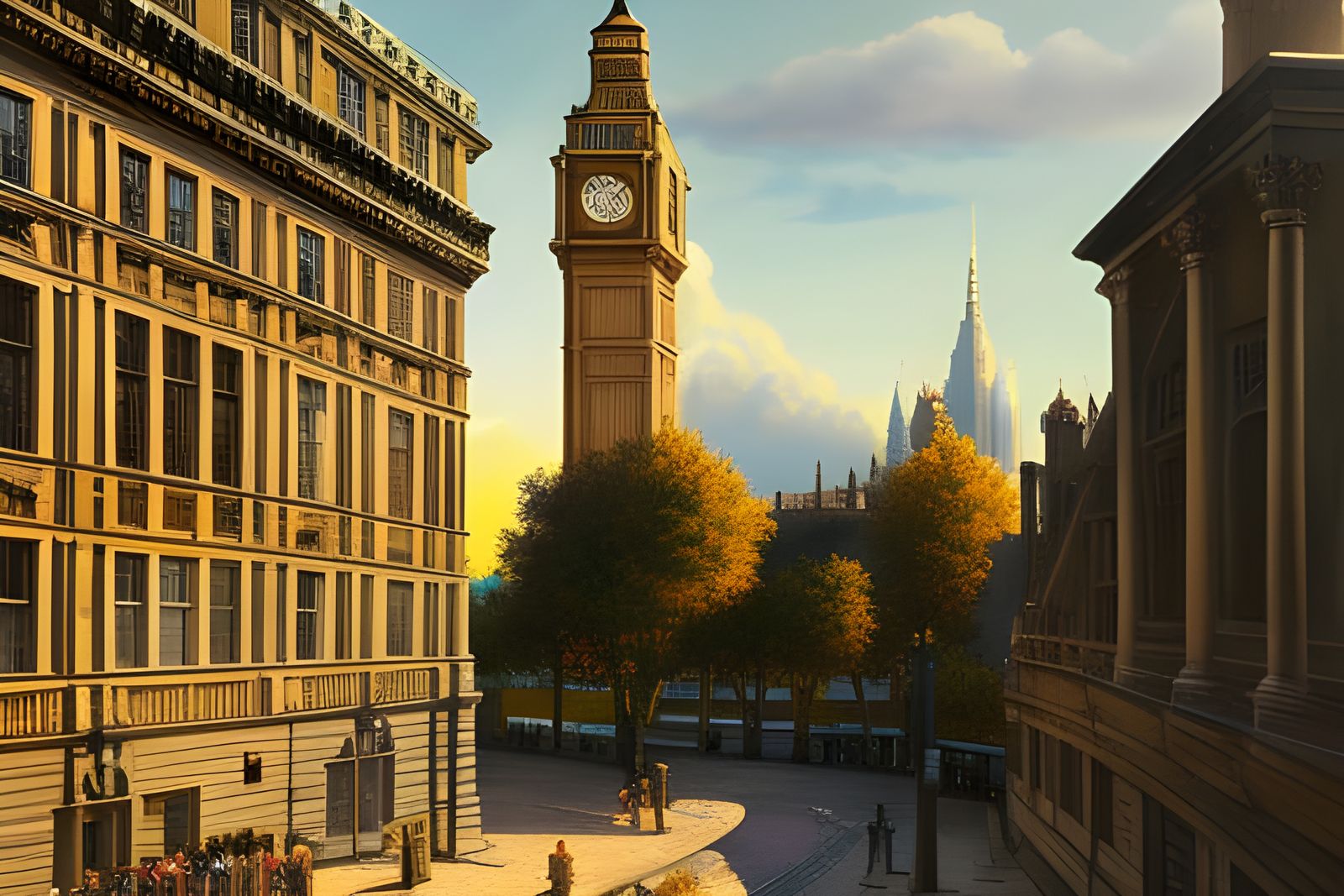 Big Ben In The City