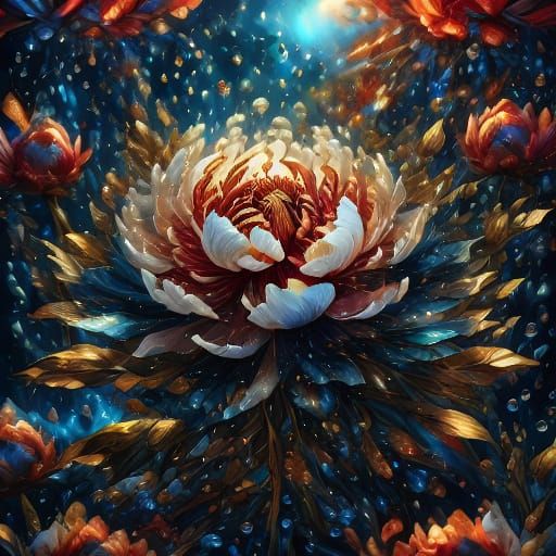 Fantasy Inkling's White Beauty in Spring Bloom