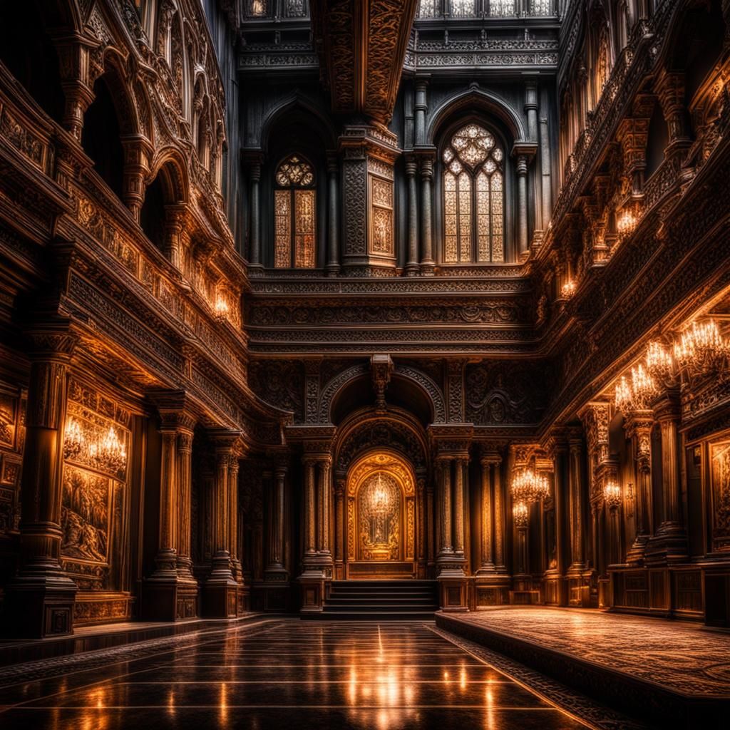 Mysterious Hyperrealistic Scene in High Definition