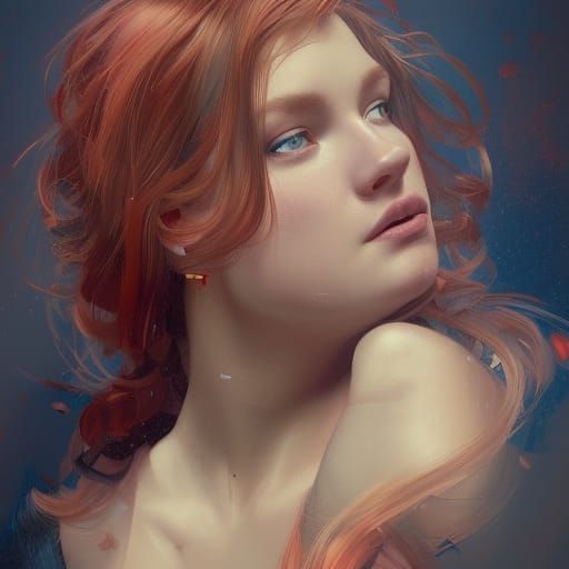 Arkansas Personified: A Hyperdetailed Art Nouveau Portrait