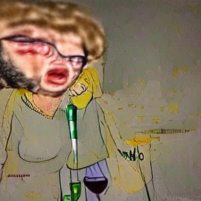 Abstract AI Image Generated from Inappropriate Prompt