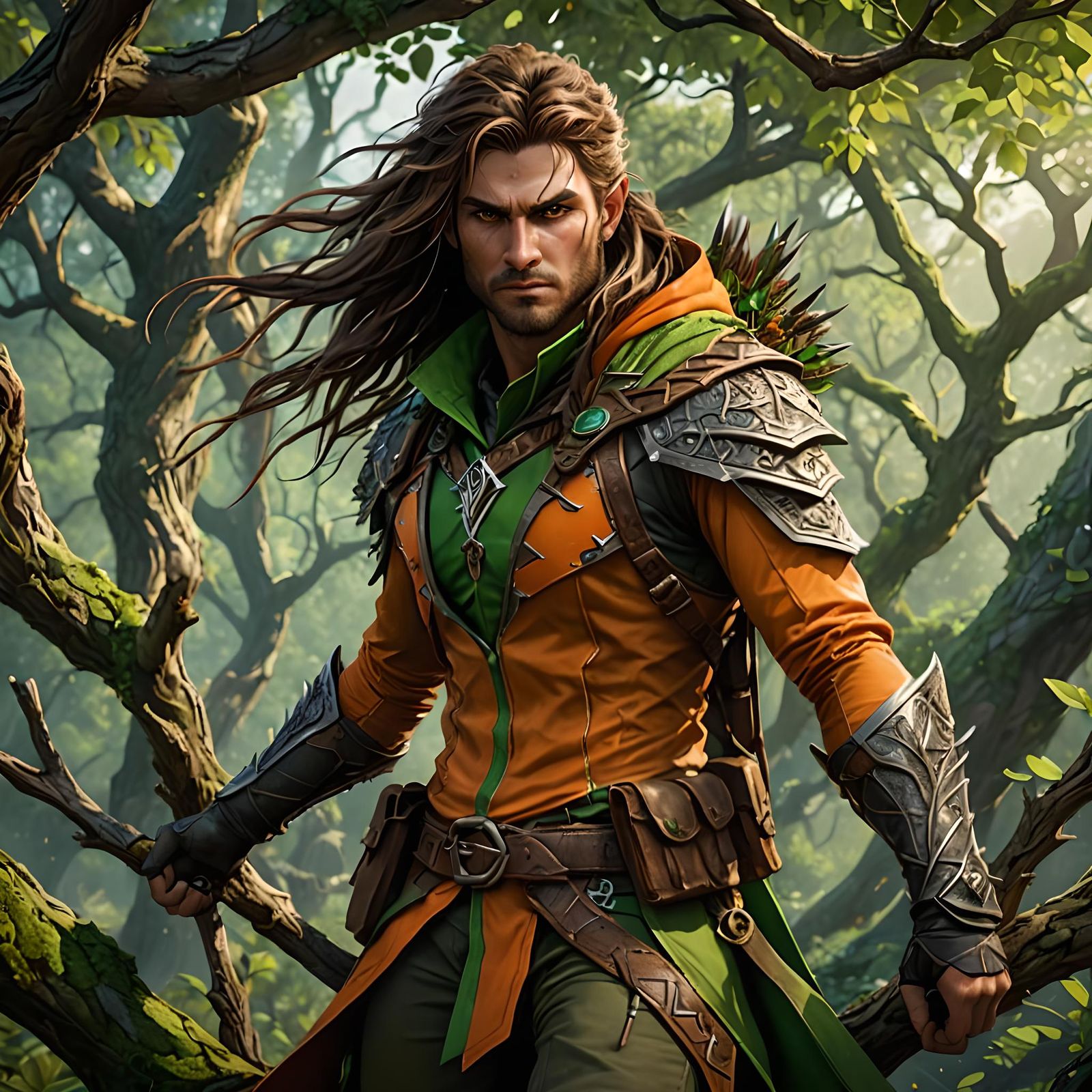 A ranger tracking the trail of a beast