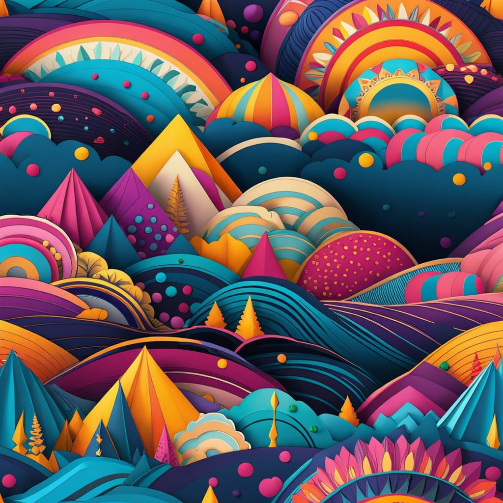 Joyful Origami Creation in Vibrant Colors