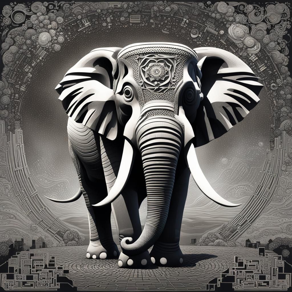 Surreal Concepts in Hyperrealistic Splash Art