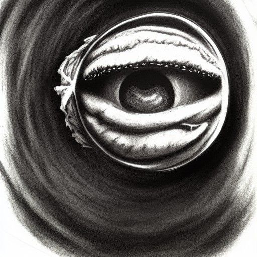 Chips Ahoy Action Painting in Charcoal