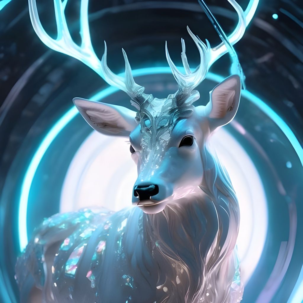Ice Sparkle Deer