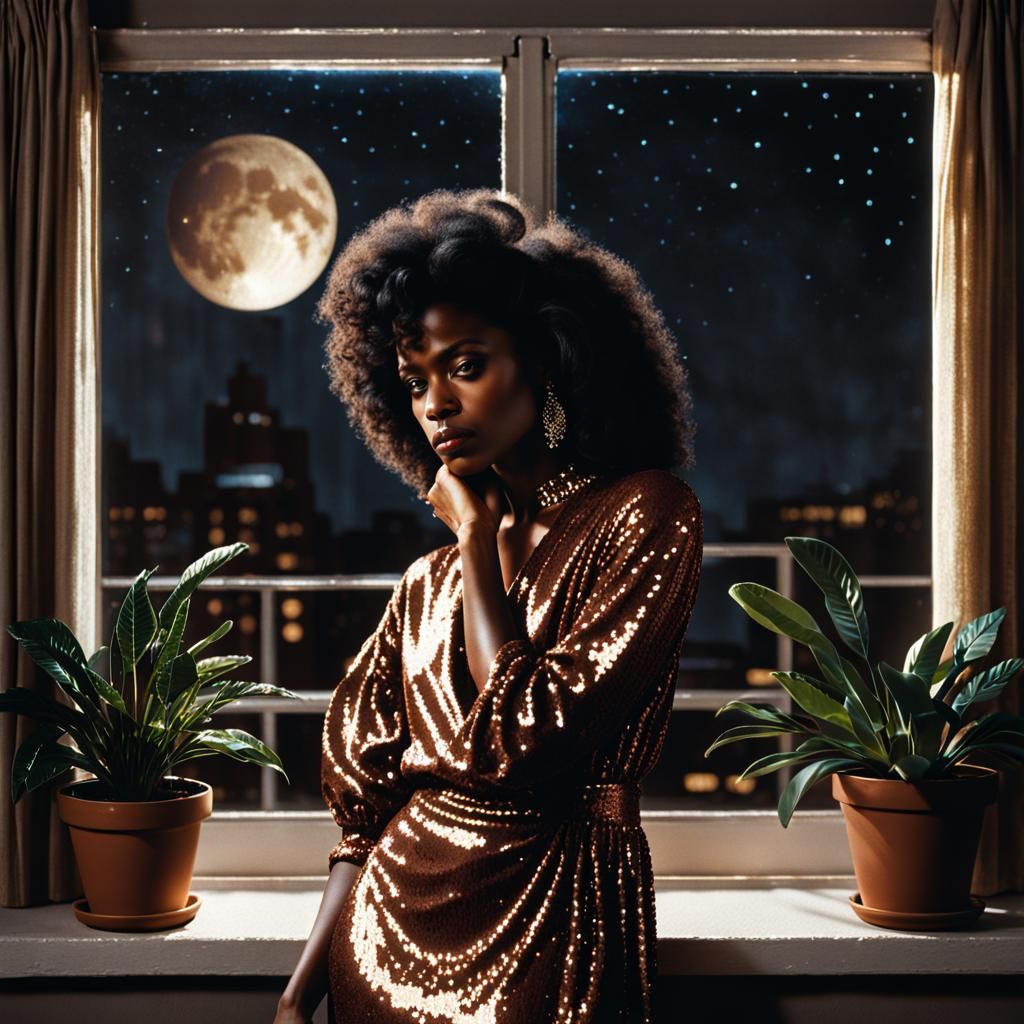 Moonlit Thought: 1980s Album Cover Art