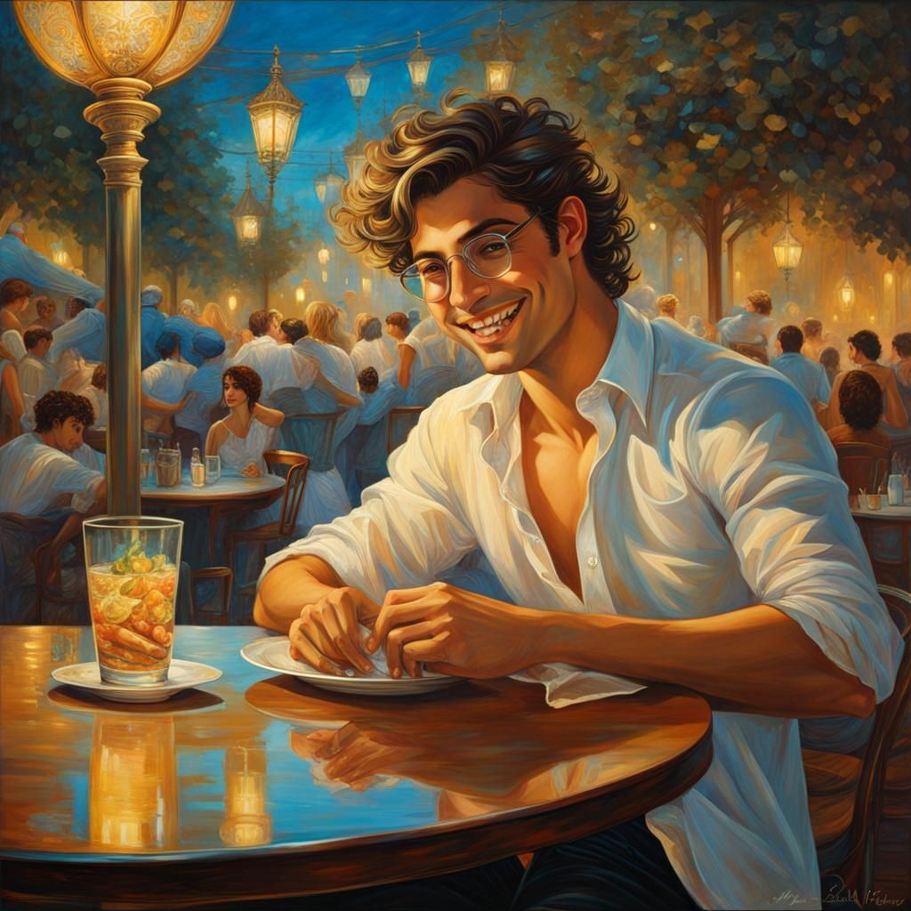 Smiling Latino Man 231228F