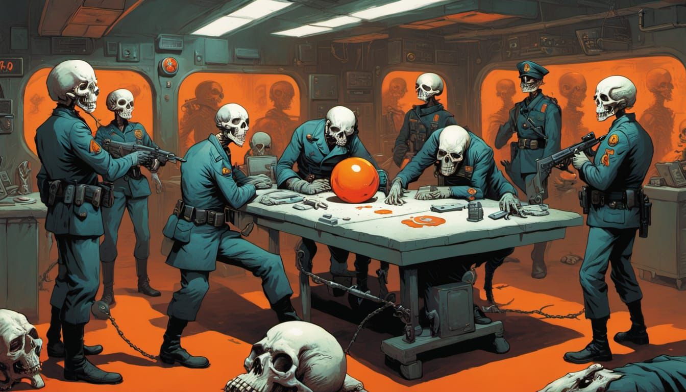 Dark Surrealism in a Cyberpunk Setting