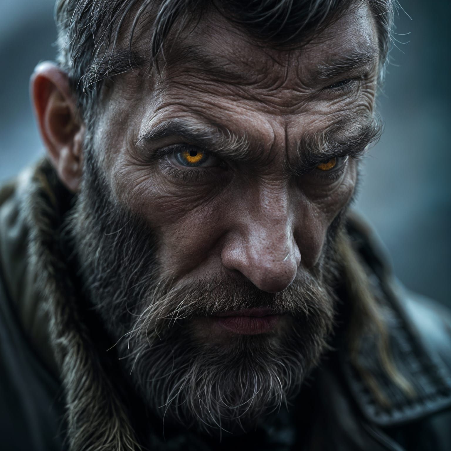 Enigmatic Figure in Hyper-Realistic Cinematic Portrait
