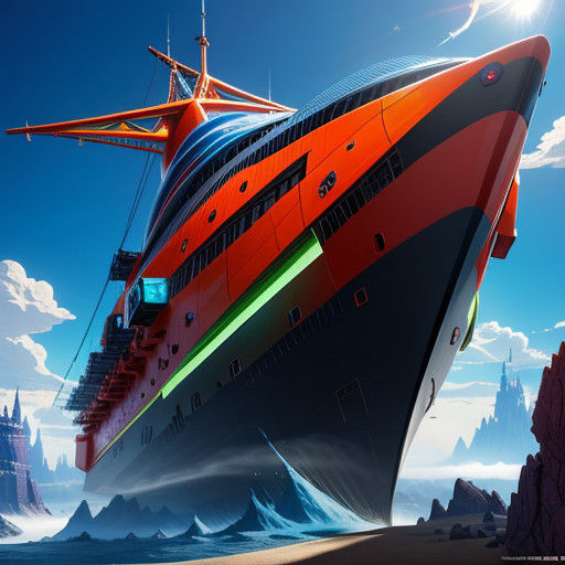 Whimsical Fantasy Realm in Vibrant, Gritty Style