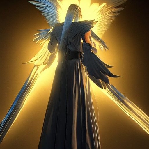 Majestic One Winged Angel in Unreal Engine