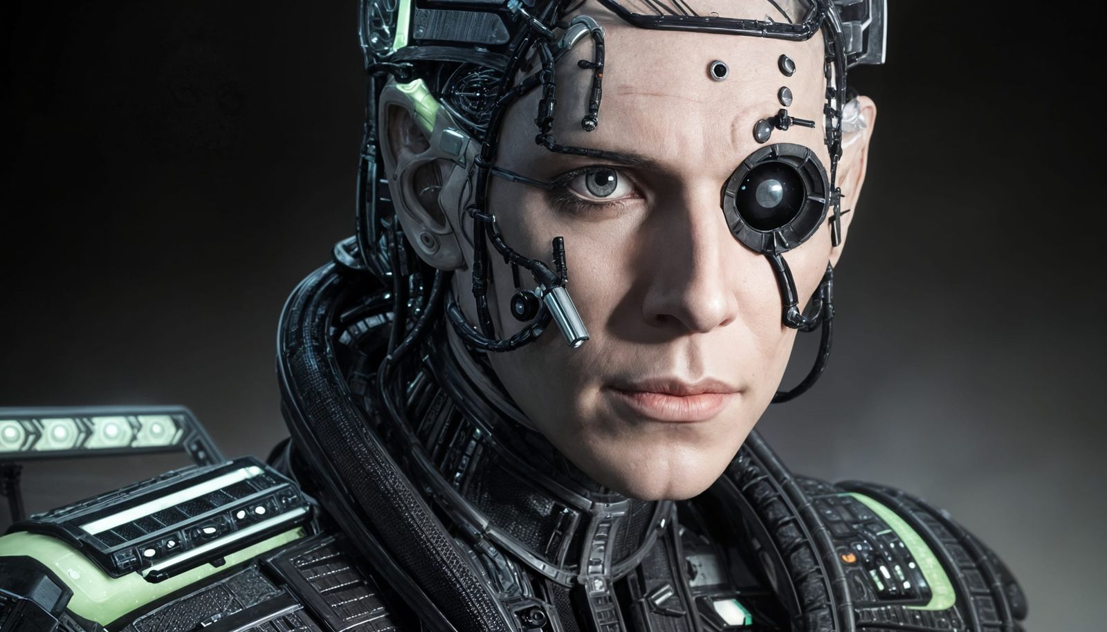 Hugh the Borg in Star Trek: The Next Generation