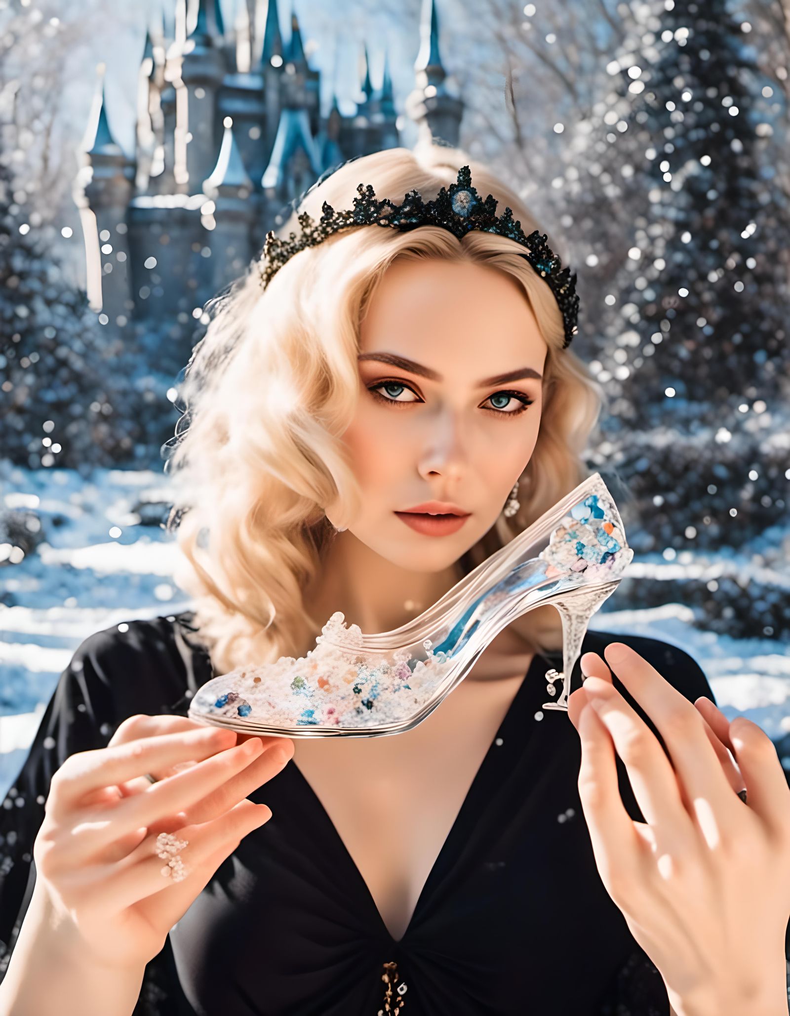 Cinderella's $500,000 Glass Slipper: Glamour Shot