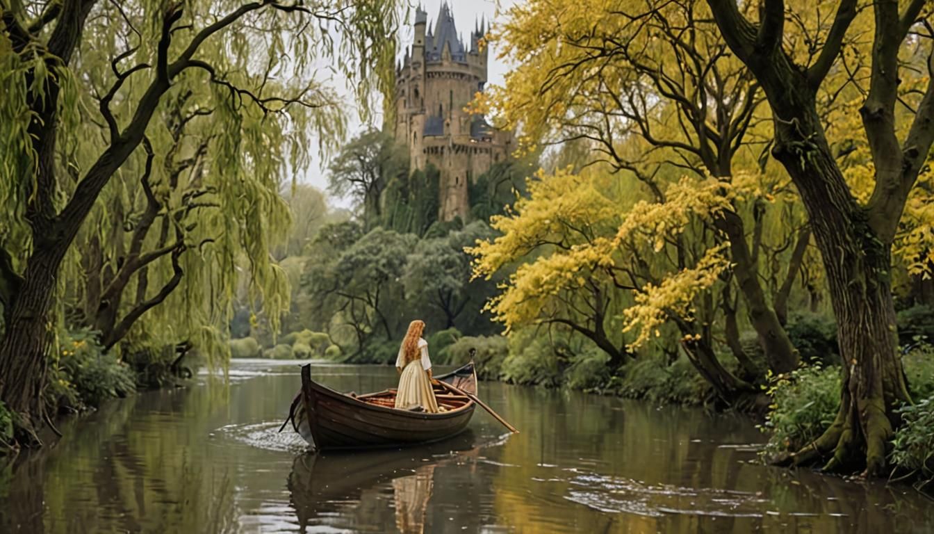 The Lady of Shalott Near Camelot