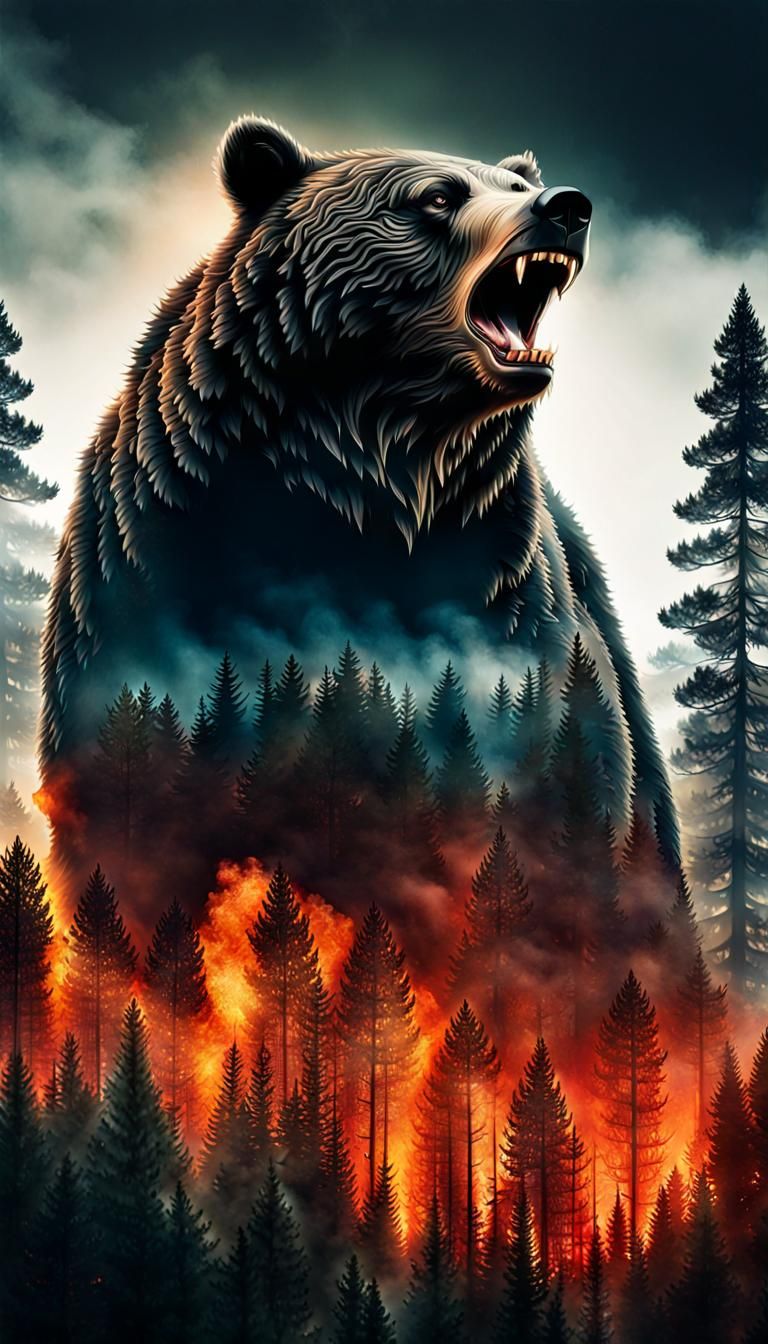 Double exposure: harmed by human