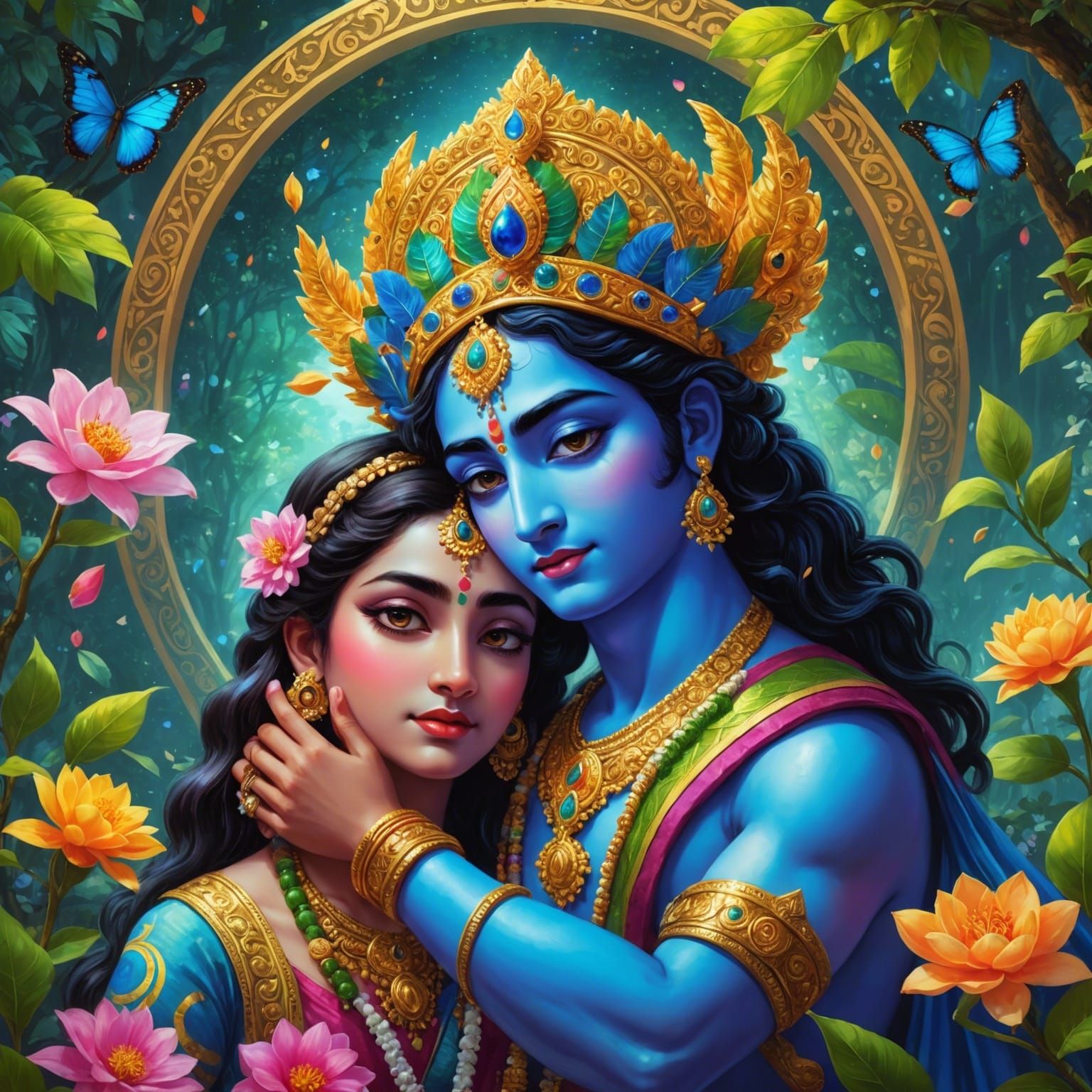 God krishna and Radha 3