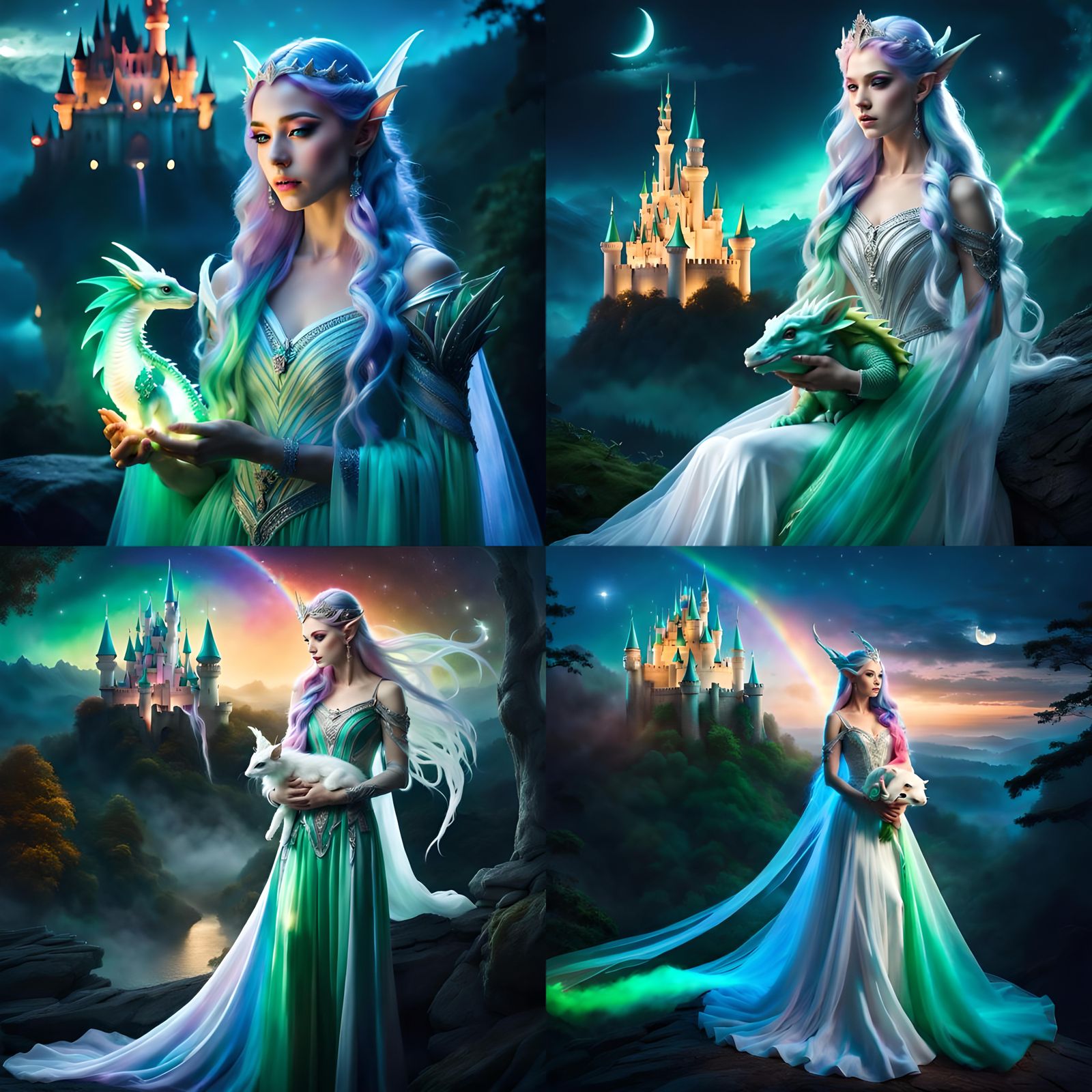 Lady Fereya with Firlax the Great (Early Edits), by Lord Elboron