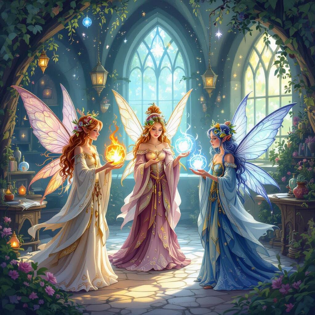 Fairy School: Magic Lessons in a Whimsical Style