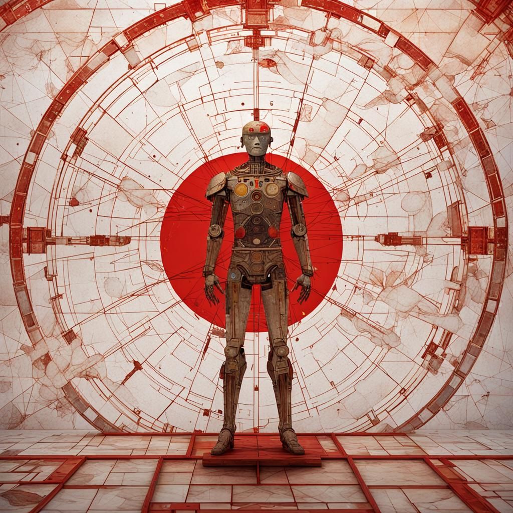Vitruvian Cyborg Opens Door to Cosmos