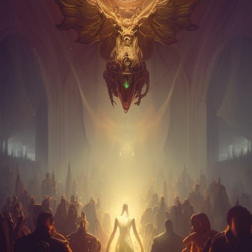 Marriage Demon in Dark Fantasy Style