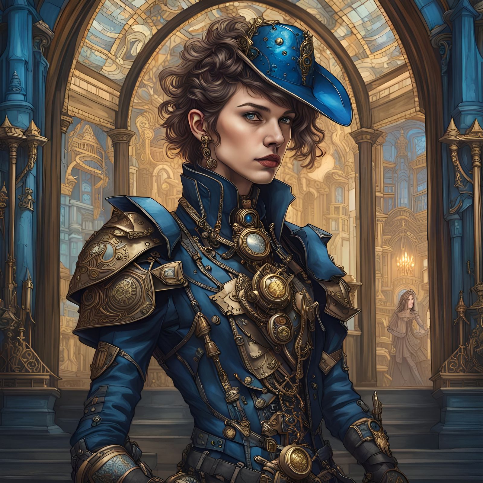 Aetherpunk Fashion Portrait (II)