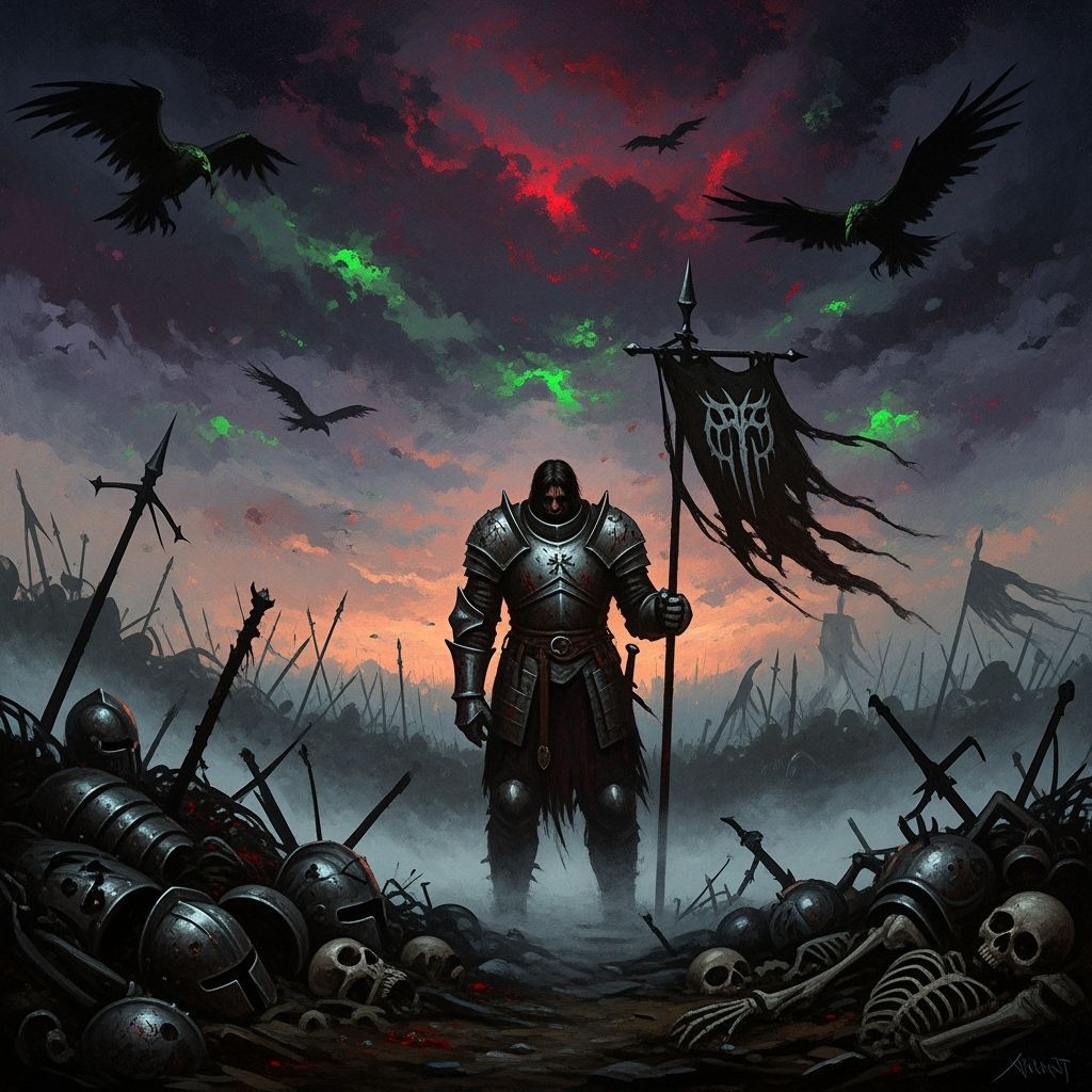 Grimdark Military Scene